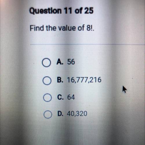 Find the value of 8... and apparently has to have at least 20 words for it to b a “question