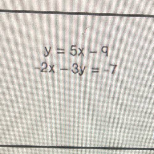HELP ME PLEASE I WILL GIVE BRAINLIEST! 
Solve the given equation by substitution.