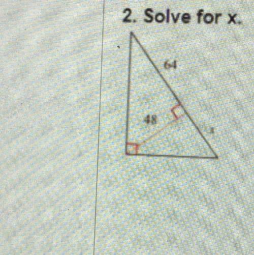 Solve for x. I need help :,) thank you if you help!