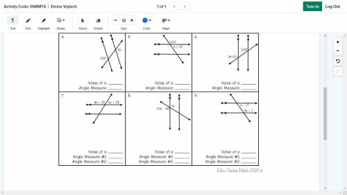 I need help with angle stuff. Its 30 points.