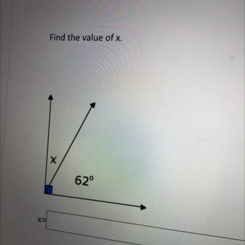 Easy 7th grade math
Find the value of X