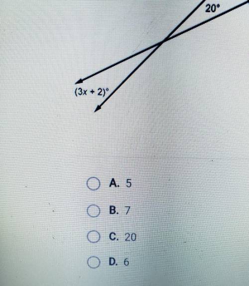 Find the value of x