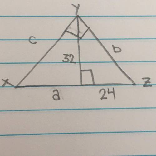 Find the EXACT values for a, b, and c. 
(Picture attached)