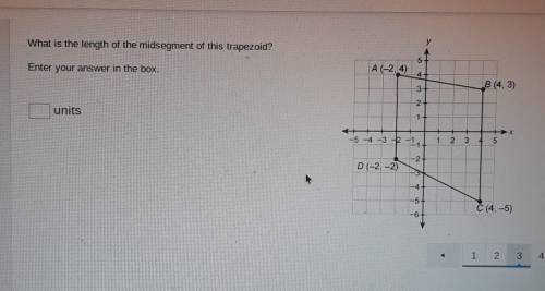 What is the length of the midsegment of this trapezoid? Enter your answer in the box.