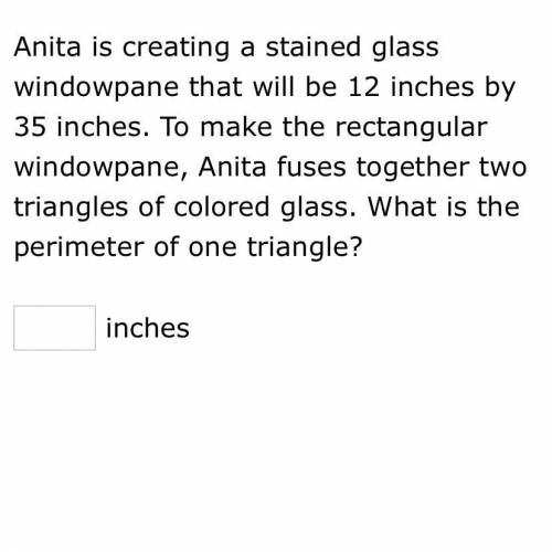What is the perimeter of one triangle?