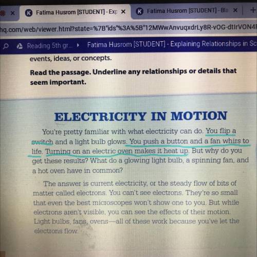 ELECTRICITY IN MOTION

You're pretty familiar with what electricity can do. You flip a
switch and