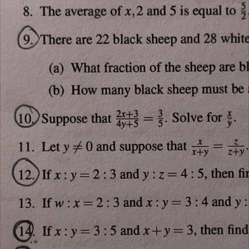 Could someone answer and explain question 10?