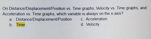 HELPP...On Distance/Displacement/Position vs. Time graphs, Velocity vs. Time graphs, and Accelerati