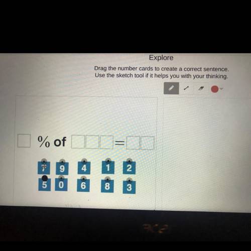 PLEASE HELPDrag the number cards to create a correct sentence