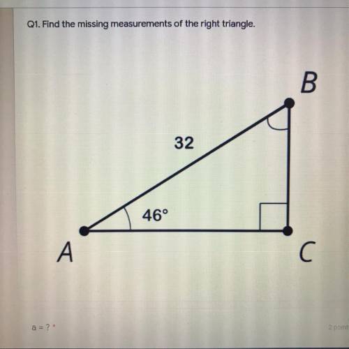 What does a=? b=? Angle B=?