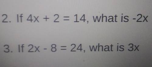CAN SOMEONE PLEASE HELP ME WITH QUESTIONS 2 AND 3