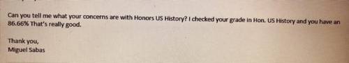 What can I tell my academy teacher? Ahhh. I'm trying to change History honors for regular History b