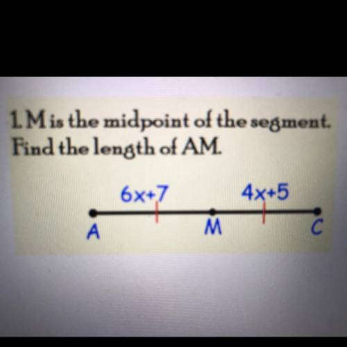 S is the midpoint of the segment. Find the length of RT.
pls help!