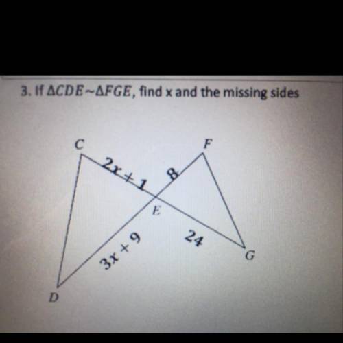 Answer for X, DE, and CE
