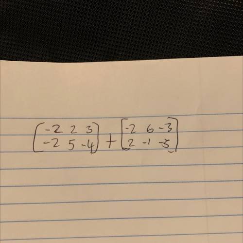 Can someone help me solve this matrix