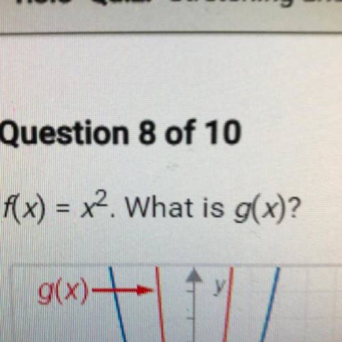 O ) =
A. g(x) = 25x2
1
O
B. g(x)
c. g(x) = (5x)
O D. g(x) = 5x2