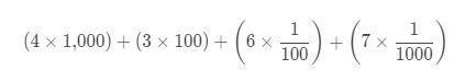 Represent the expression as a decimal number.
