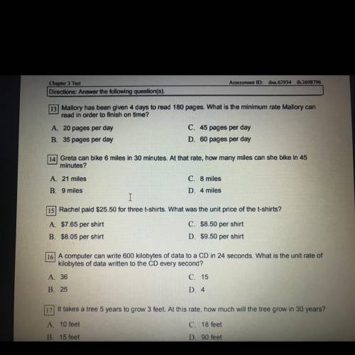 Can y’all help me on question 15 and 14?!