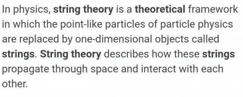 Can someone explain string theory