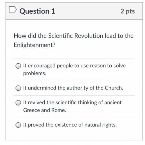 How did the Scientific Revolution lead to the Enlightenment?