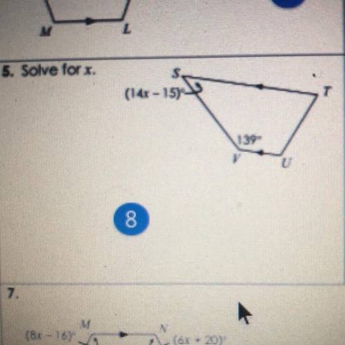 Solve for x please help!!