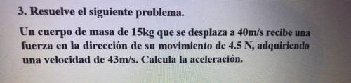 Calcular la aceleración