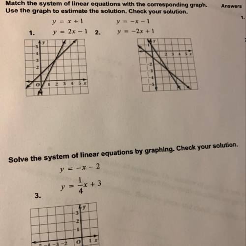 Please help with numbers 1 and 2 (will mark brainliest!!)