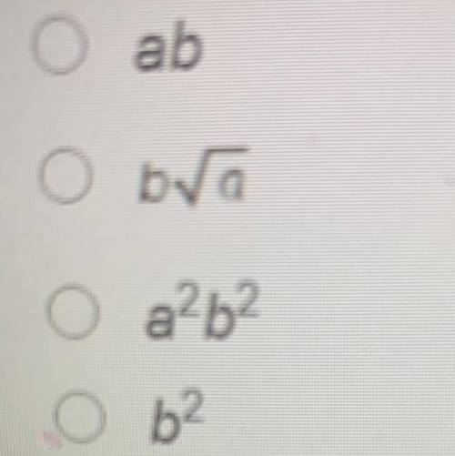 What is the square root of ab^2 ?