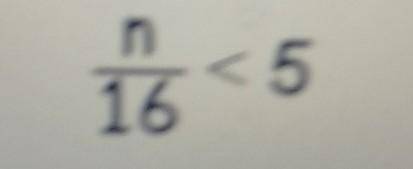 They want you to solve for n​