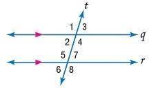 Which set of angles are alternate interior angles