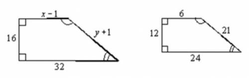 The polygons are similar, but not necessarily drawn to scale. Find the value of x.