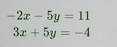 Solve the following system of linear equations by choosing either substitution or elimination. You