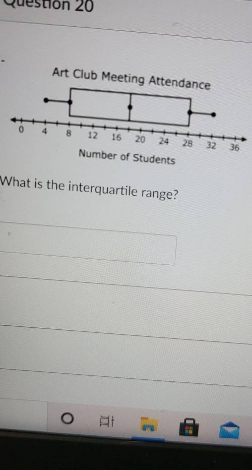 PLEASE HELPwhat is the interquartile range?​