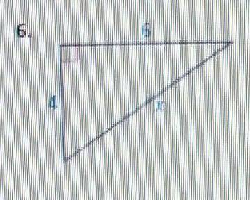 Find the value of x. Then tell whether the side lengths form a Pythagorean Triple.​