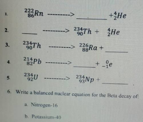 I know this is chemistry, but if you know how to do thes can you please help me ​