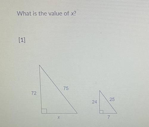 These triangles are proportional. 
What is the value of x?