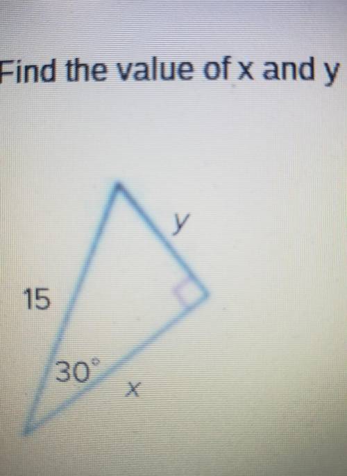 Can someone help me find the side of a 30 60 90 triangle​