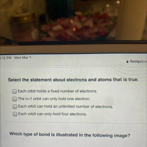 Select the statement about electrons and atoms that is true