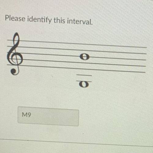 Please identify, this interval