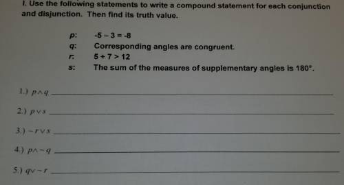 For geometry and I have no clue how to do it