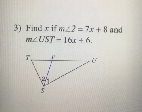 Need to find x-
Can someone help