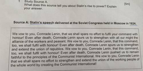 Inference: What does this source tell you about Stalin’s rise to power? Explain your answer.

I ju