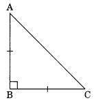 What will be the other angles of a right-angled isosceles triangle?