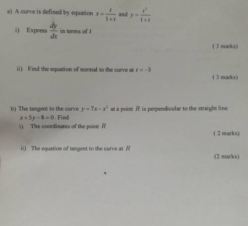 Anyone can help me for question (a)(ii) and (b)(i) and b(ii). I really dont know​