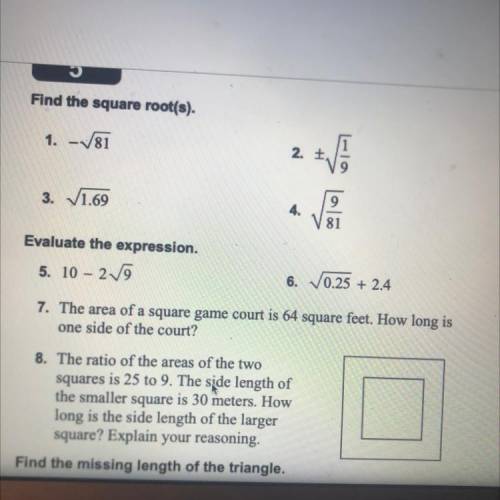 I need help on 1-7 some one please help me work it out