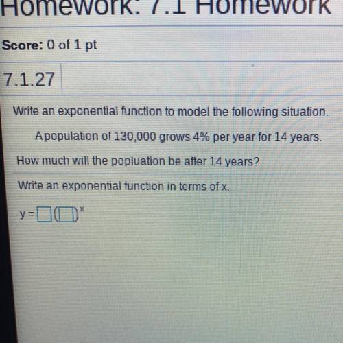 Write an exponential function to model the following situation: BRAINLIEST AND 25 POINTS!!