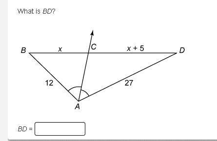 What is the answer to the angle BD?