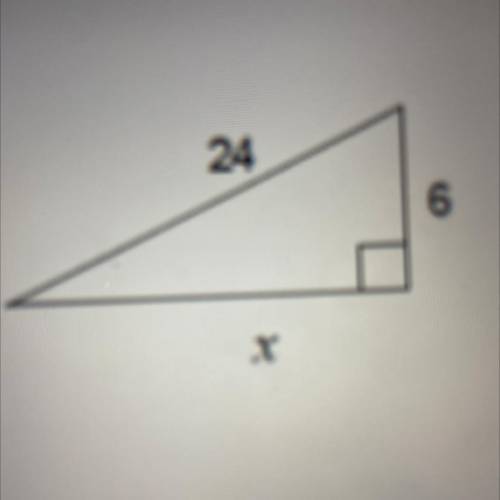 Use the Pythagorean Theorem to solve for the missing side (round to the nearest 10th). SHOW ALL WOR