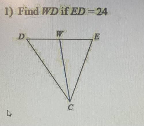 1) Find WD if ED = 24
