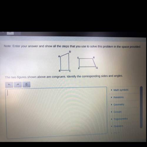 What are the corresponding sides and angles